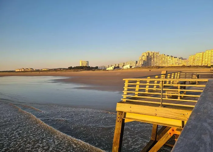 Moderne 2 Pieces + Cabine, Terrasse, Proche - - Fr-1-224c-204 * Saint-Jean-de-Monts